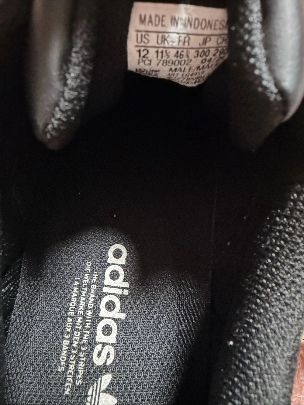 adidas Superstar Athletic Shoes in Black and White